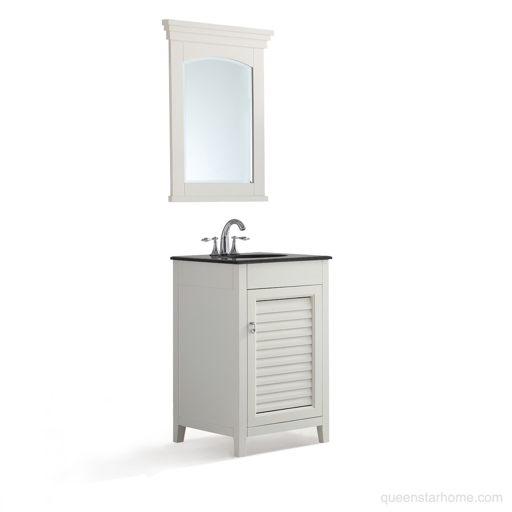 QS-AD01 20” White bathroom vanity cabinet